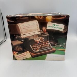 Enesco All We Want For Christmas Typewriter Musical Mice E-207 Small World Music